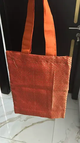 Handmade Bag of saree fabric for sale