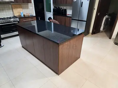 Stylish Kitchen Island with Storage