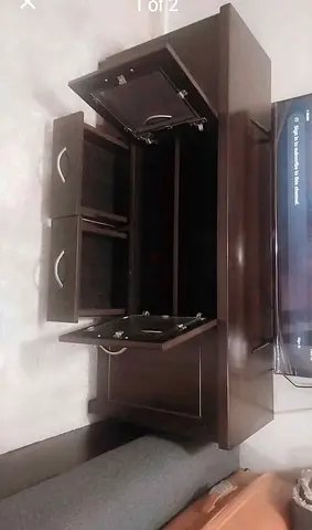 Stylish Wooden TV Cabinet with Storage