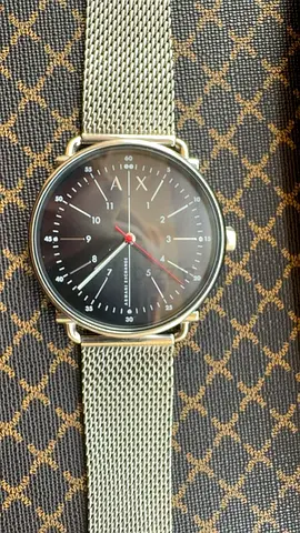 Armani Exchange (A|X) AX2900 Outerbanks - Silver Mesh Bracelet - Good Condition