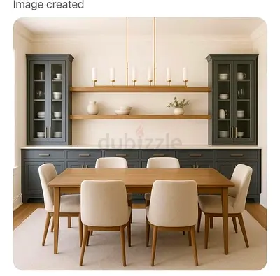 Elegant Dining Set with Contemporary Design