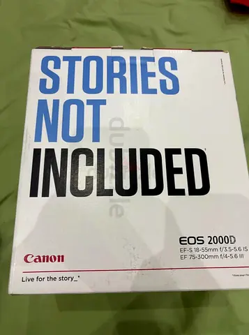 Canon EOS 2000D Camera Kit - Stories Not Included