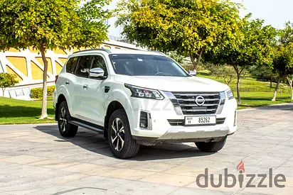 Platinum FULL OPTION, 7-SEATER SUV, WHITE NO DEPOSIT FOR MONTHLY RENTAL + 50% upfront + 50% mid-week