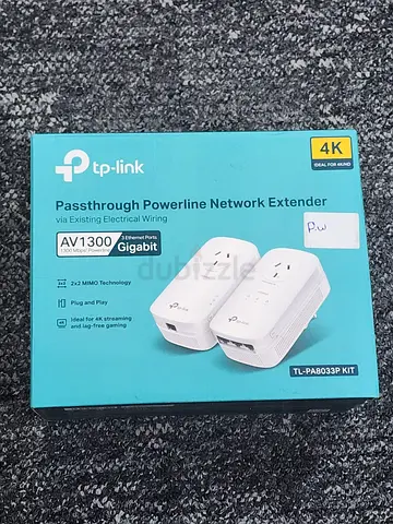 TP-Link Passthrough Powerline Network Extender - AV1300