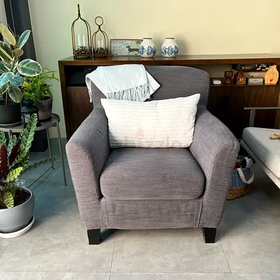 Comfy Grey IKEA Armchair