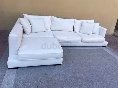 Same like new Condition Camerich feather filled L Shape Sofa