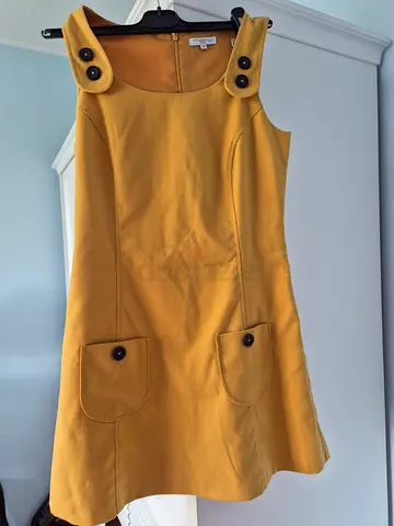 Yellow short dress