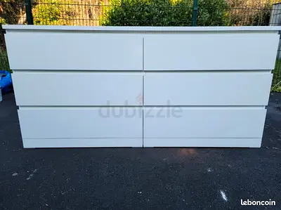 Modern Minimalist White Dresser