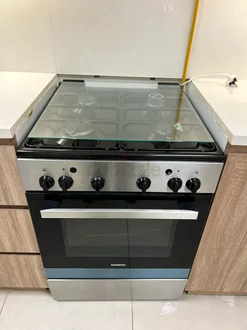 Siemens 4 Burners Full Flame Safety Gas Cooker HG2L10B51M Silver 60x60cm