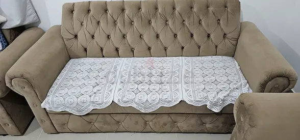 Elegant Velvet Tufted Sofa set for Sale