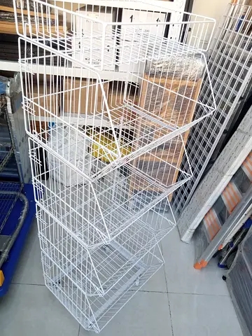 Metal Wire Storage Rack for Organizing supermarkets home use with 5 level