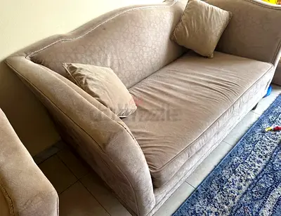 Comfortable and Stylish Beige 7 Seater Sofa for Sale