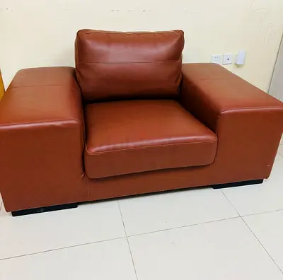Leather single luxury Sofa