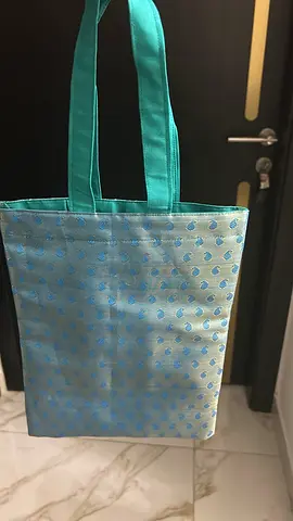 Handmade bag upcycled from saree cloth for sale