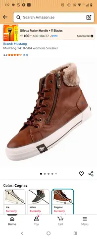 Brand New, never used. Stylish Mustang 1410-504  unisex Sneakers. Original price 245 AED from Amazon