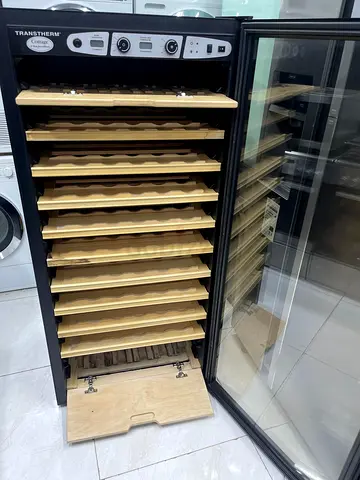 Transtherm cottage 3 zone temperature wine cooler like new condition 2300