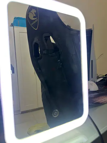 Portable Mirror with LED Light
