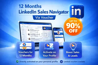 LinkedIn Sales Navigator – 1 Year Redeem Voucher