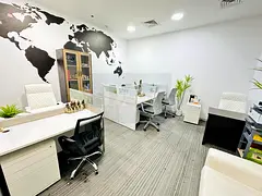 Stylish Office | Free Utilities | Bank Account Assistance
