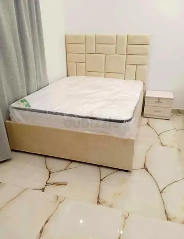 150x190cm Queen size Bed with top memory foam mattress.  Same day delivery available