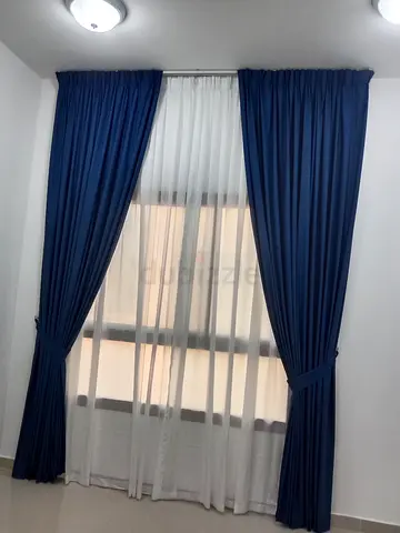 Silk curtains