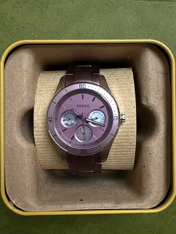 Authentic Fossil Purple Watch