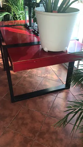 Rustic dining set table with 4chairs