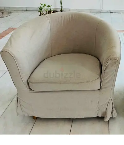 Cozy Beige Accent Chair