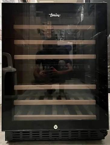 New Terim Beverage Wine Cooler 46-Bottles Wine Cooler TERBC50DZ without Box