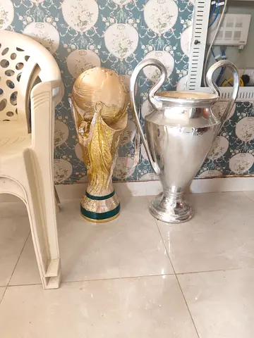 Iconic Trophy Collection: FIFA World Cup and UEFA Champions League كاس العالم و كاس اوروباكأس ا