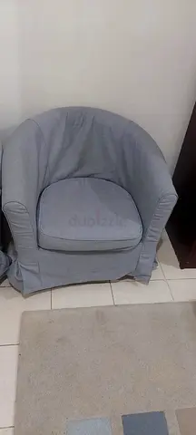 Cozy Grey Accent Chair for Sale - AED 25