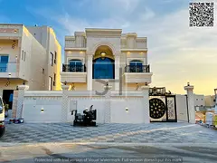 Villa for sale opposite a garden, including registration fees, electricity, water and air conditioni