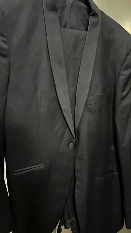 Massimo Dutti Elegant Black Suit Jacket for Sale