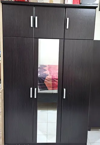 Stylish PAN Home Wardrobe with Mirror | Spacious Storage