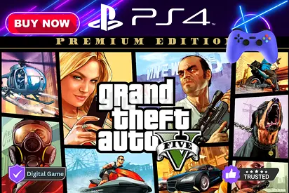 Grand Theft Auto V: Premium Edition - PS4 Digital Game (Account)