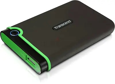 Transcend 2 TB USB 3.0 External Hard Drive Military Drop Standards TS2TSJ25M3