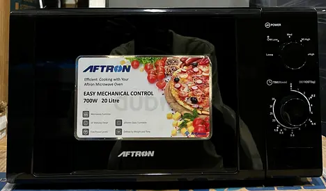 New AFTRON Microwave 20-Litres Microwave Oven AFMW205MNB with Box