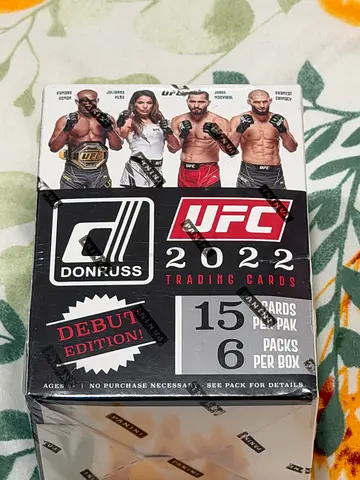 2022 UFC Donruss Trading Cards Box - Debut Edition