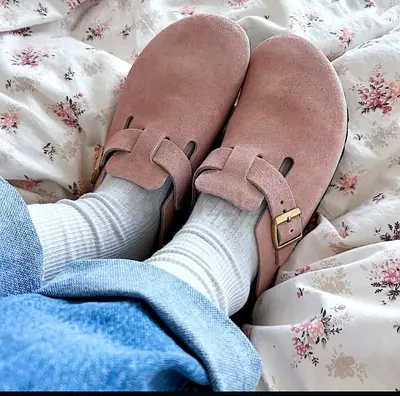 Birkenstock Boston clogs with a soft footbed.