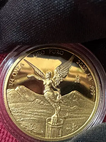 2022 Mexican 1/4oz Gold Libertad Proof