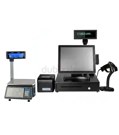 POS MECHINE +WEIGHT SCALE