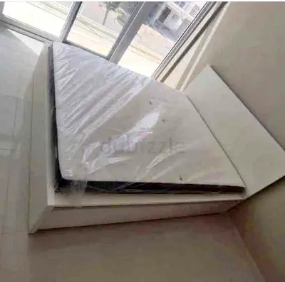 IKEA Malam double bed 140×200cm bed with 2 storage drawers underneath and Ikea mattress