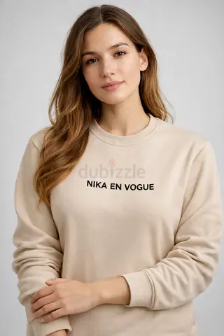 Casual Beige Sweatshirt very comfortable and stylish