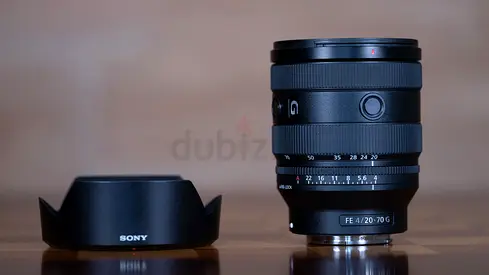 Sony 20-70mm f4 G lens for fullframe mirrorless camera