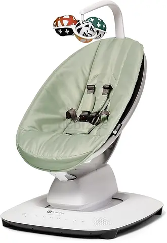 4moms MamaRoo Multi-Motion Baby Swing, Bluetooth Enabled with 5 Unique Motions, Sage with BOX.