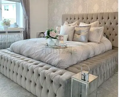 Super king size tufted Bed available at wholesale Price