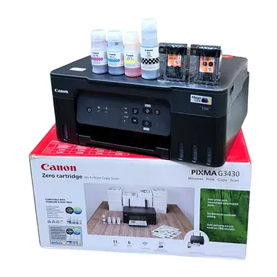 Canon PIXMA G3430 All-in-One Printer with Zero Cartridge Technology