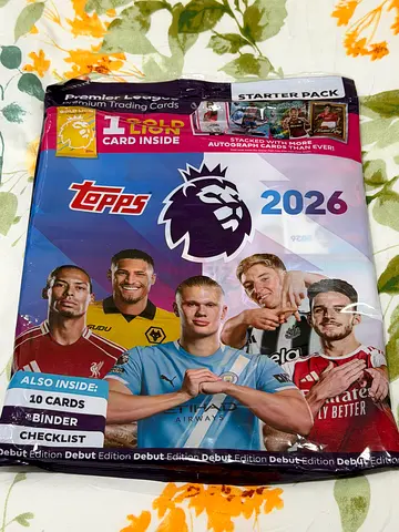 Topps Premier League 2026 Starter Pack - Football Trading Cards