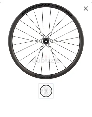 bontrager aeolus elite 35, oclv carbon, tubeless ready, 35mm rim depth, 100x12mm thru axle