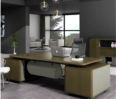 MD and CEO table L shape